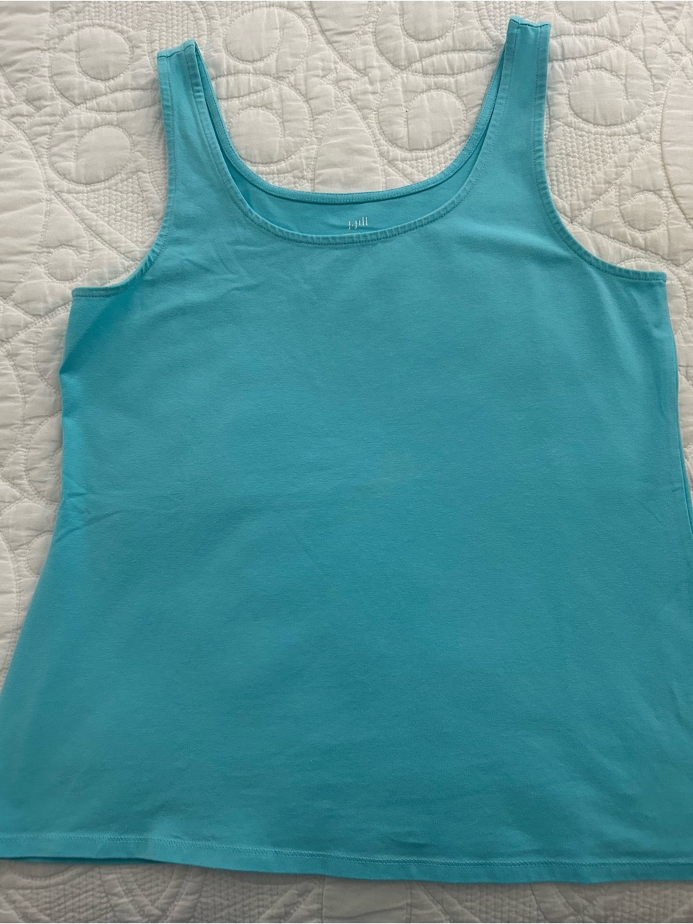 J. Jill Perfect Tank in Aqua Teal